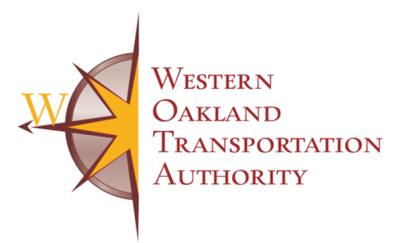 Western Oakland Transportation Authority logo with compass star